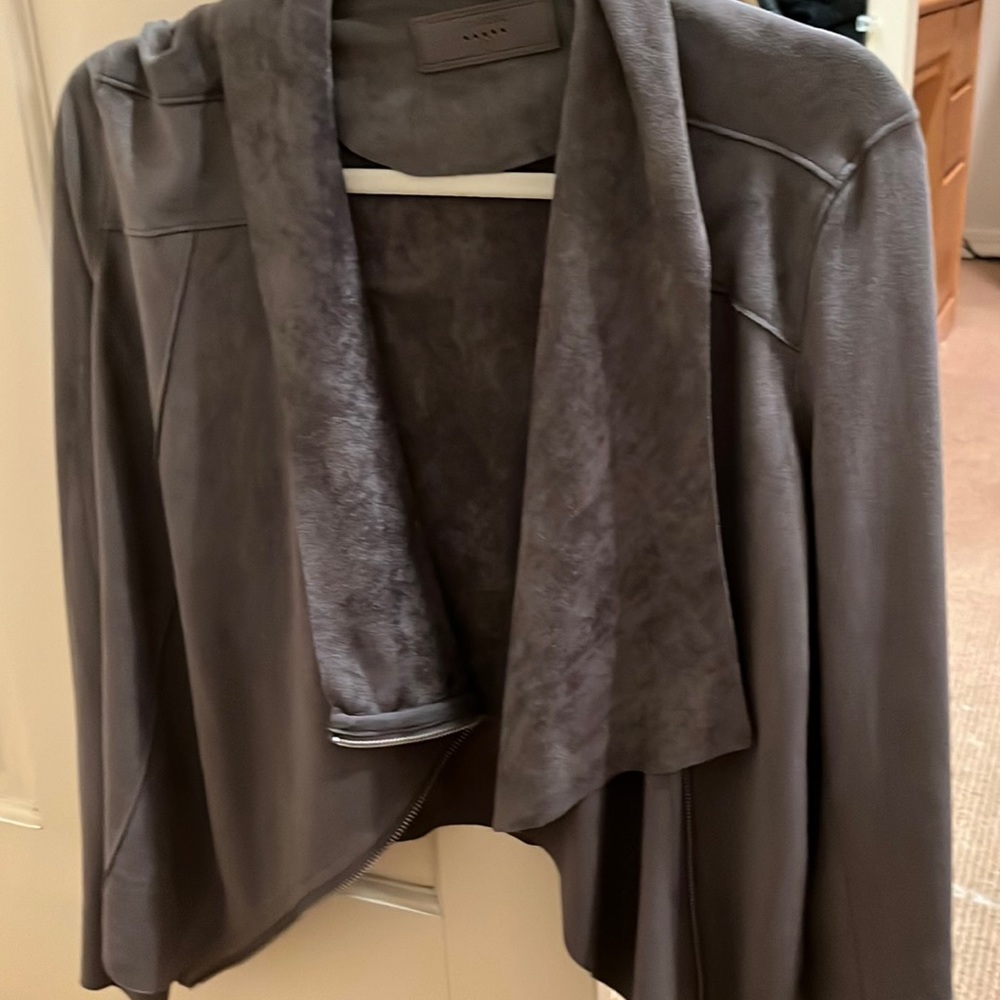 Suede thin jacket